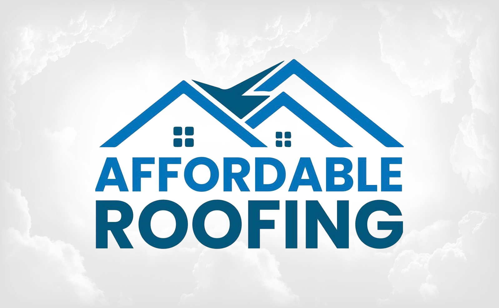 Logo Banner Clouds - AFFORDABLE ROOFING